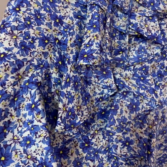 Blue Floral Tank Top - Banana Republic - Picture 5 of 6